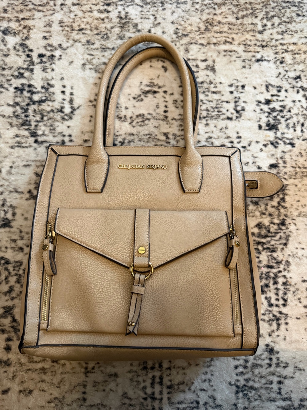 Christian Sirianao Tote Bag with Front Pocket